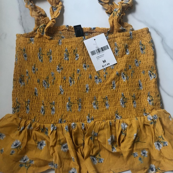 Forever 21 smocked tank (M) - Picture 1 of 3
